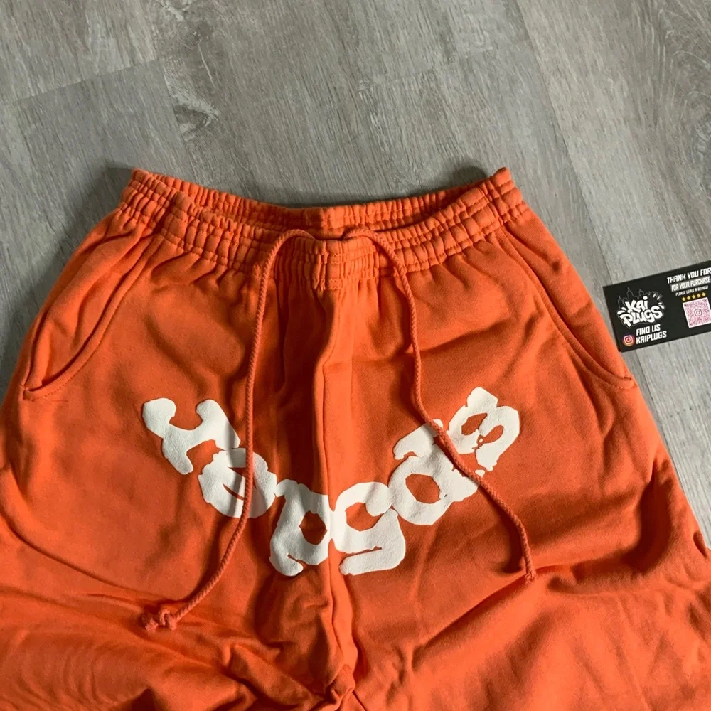 Orange Sp5der Sweatpants - Picture 4 of 6